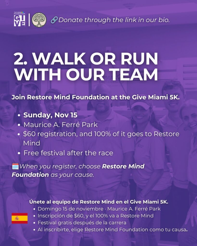Restore Mind Foundation at Give Miami Day 2026